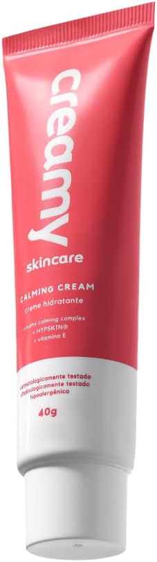 Creamy Skincare Calming Cream 40g | Acalma a Pele Sensibilizada, Alívio Rápido em Casos de Vermelh