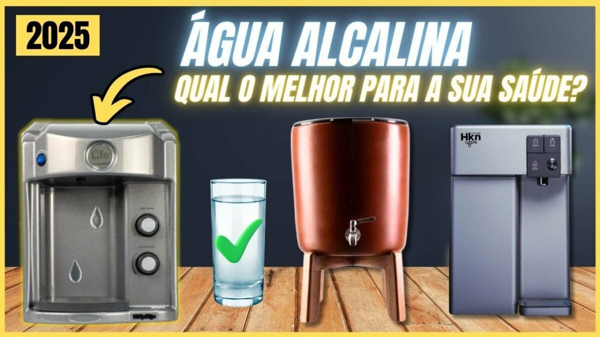 💧 Qual o Melhor Purificador de Água Alcalina para a sua saúde? Top 3 Melhores em 2025