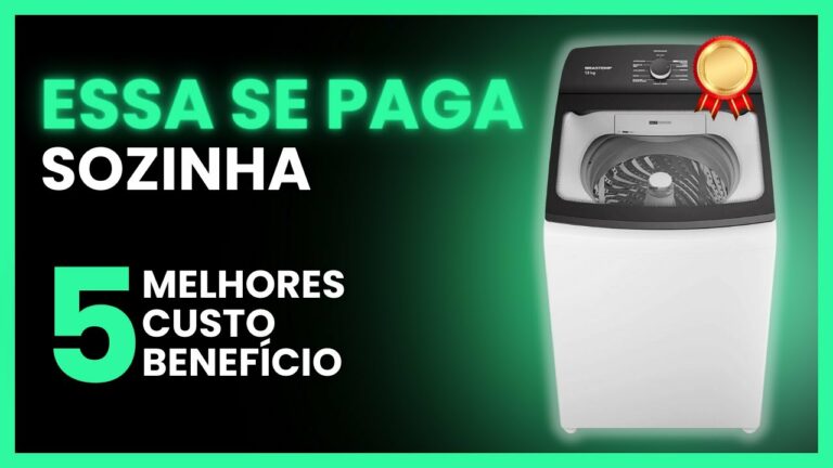 Melhores Máquinas de Lavar 2025: As 5 Que Vão te Fazer ECONOMIZAR